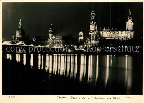 AK / Ansichtskarte Foto_Hahn_Nr. 10853 Dresden Frauenkirche Hofkirche  Foto_Hahn_Nr.