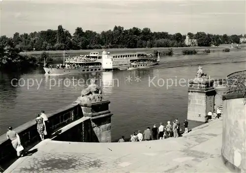 AK / Ansichtskarte Motorschiffe MS Friedrich Engels Schloss Pillnitz Dresden 