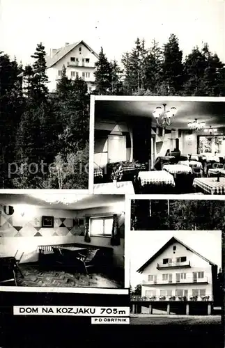 AK / Ansichtskarte Jugoslawien_Yugoslavie Dom na Kozjaku Berghotel Restaurant Jugoslawien_Yugoslavie