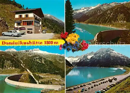 AK / Ansichtskarte Mayrhofen_Zillertal Dominikushuette Zillertaler Alpen Sperrmauer Stausee Alpenpanorama Mayrhofen_Zillertal