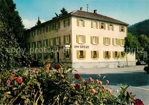 AK / Ansichtskarte Lautenbach_Renchtal Gasthaus und Pension zum Kreuz Lautenbach Renchtal