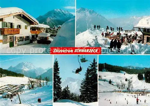 AK / Ansichtskarte Ramsau_Berchtesgaden Skizentrum Schwarzeck Winterlandschaft Berchtesgadener Alpen Ramsau Berchtesgaden