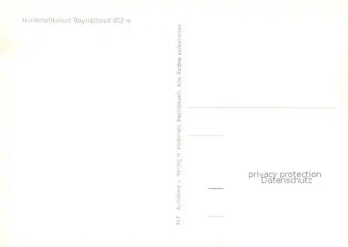 AK / Ansichtskarte Bayrischzell Blick ueber die Viehweiden zum Ort Bayrischzell