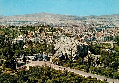 AK / Ansichtskarte Athenes_Athen Tribune of Arios Pagos and view of the city Athenes Athen