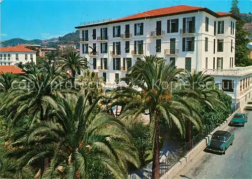AK / Ansichtskarte Bordighera Hotel Britannique et Jolie Palmen Bordighera