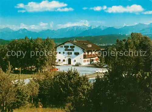 AK / Ansichtskarte Aschbach_Westerham Berghotel Restaurant Alpenpanorama Aschbach_Westerham