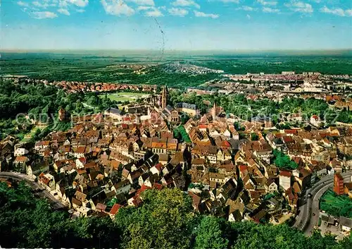 AK / Ansichtskarte Weinheim_Bergstrasse Stadtpanorama Weinheim_Bergstrasse