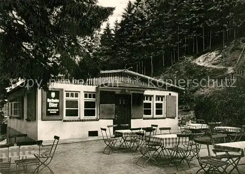 AK / Ansichtskarte Barsinghausen Waldschaenke Heisterburg im Deister Terrasse Barsinghausen