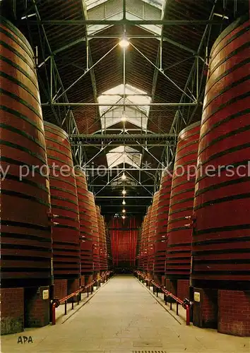 AK / Ansichtskarte Thuir Etablissement Byrrh vue partielle de la plus grande Cave du monde Thuir