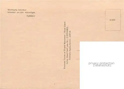 AK / Ansichtskarte Istanbul_Constantinopel on the moonlight Istanbul_Constantinopel