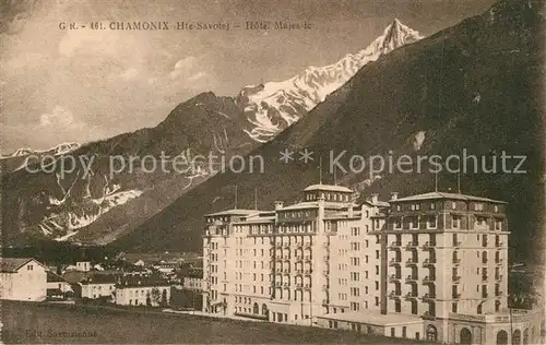 AK / Ansichtskarte Chamonix Hotel Majestic Alpes Chamonix