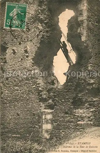 AK / Ansichtskarte Etampes Interieur de la Tour de Guinette Etampes