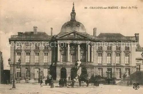 AK / Ansichtskarte Chalons sur Marne Hotel de Ville Rathaus 