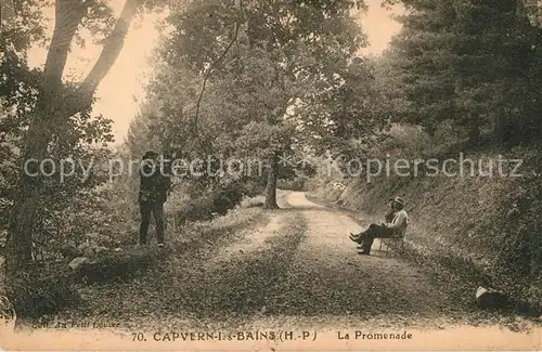 AK / Ansichtskarte Capvern_les_Bains Promenade Capvern_les_Bains