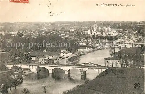 AK / Ansichtskarte Perigueux Vue generale Pont Perigueux