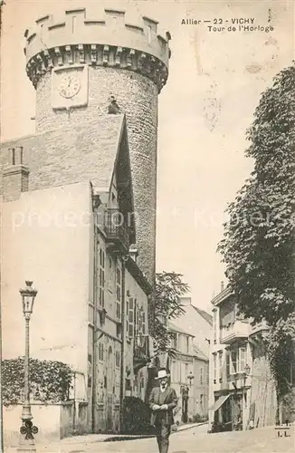 AK / Ansichtskarte Vichy_Allier Tour de l Horloge Vichy Allier