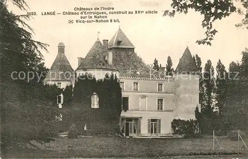 AK / Ansichtskarte Lange Chateau d Entraigues XVIe siecle sur le Nahon Lange