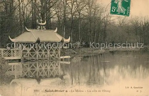 AK / Ansichtskarte Saint Dizier_Haute Marne La Marina Un coin de l`Etang Saint Dizier Haute Marne