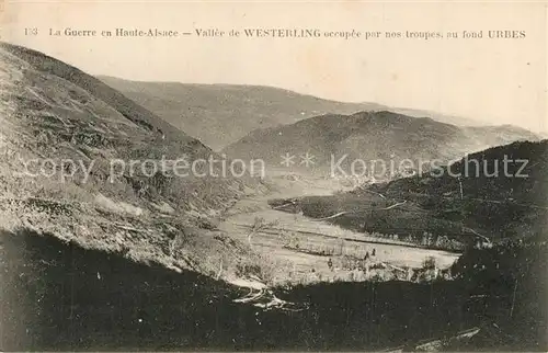 AK / Ansichtskarte Urbes Guerre en Haute Alsace Vall?e de Westerling Urbes