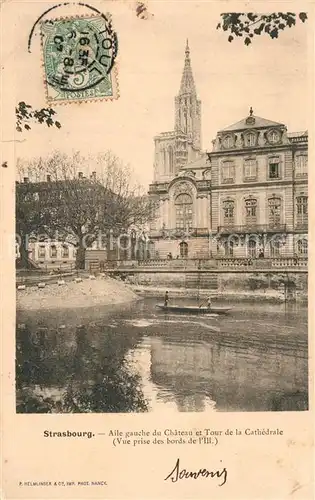 AK / Ansichtskarte Strasbourg_Alsace Aile gauche du Chateau Strasbourg Alsace