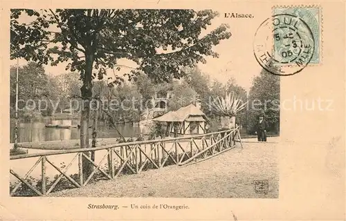 AK / Ansichtskarte Strasbourg_Alsace Orangerie Strasbourg Alsace