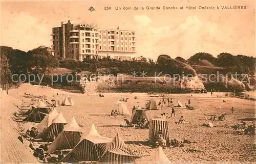 AK / Ansichtskarte Vallieres_Saint Georges de Didonne Un coin de la Grande Conche Hotel Oceanic 