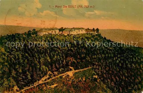 AK / Ansichtskarte Mont Sainte Odile_Mont Ste Odile Panorama Mont Sainte Odile