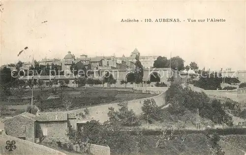 AK / Ansichtskarte Aubenas Vue sur l Airette Aubenas