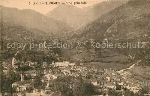 AK / Ansichtskarte Ax les Thermes Vue generale Ax les Thermes