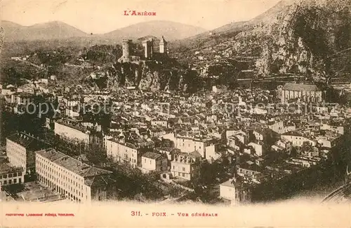 AK / Ansichtskarte Foix Vue generale Foix