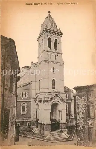 AK / Ansichtskarte Annonay Eglise Notre Dame Annonay