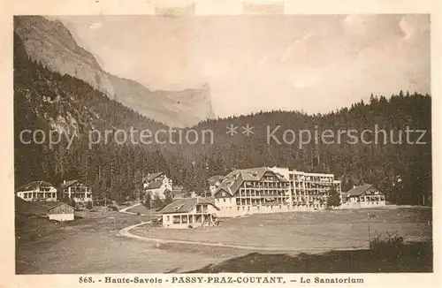 AK / Ansichtskarte Passy_Bonneville Sanatorium Praz Coutant Alpes Passy_Bonneville
