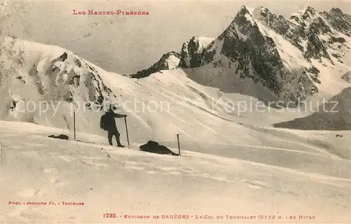 AK / Ansichtskarte Bareges Col du Tourmalet en hiver Pyrenees Bareges