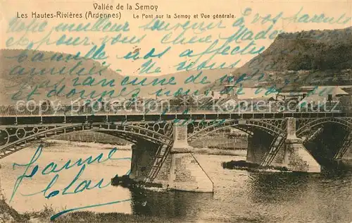 AK / Ansichtskarte Les_Hautes Rivieres Pont sur la Semoy Les_Hautes Rivieres