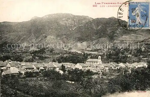 AK / Ansichtskarte Les_Cabannes_Ariege Panorama Pyrenees Les_Cabannes_Ariege
