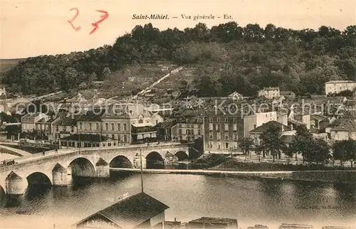 AK / Ansichtskarte Saint Mihiel Vue generale Pont Saint Mihiel