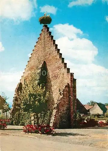 AK / Ansichtskarte Ostheim_Haut_Rhin_Elsass Nid de cigognes Ostheim_Haut_Rhin_Elsass