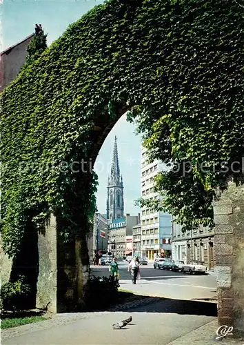 AK / Ansichtskarte Mulhouse_Muehlhausen Vue prise du Bollwerk vers l Eglise Saint Etienne Mulhouse Muehlhausen