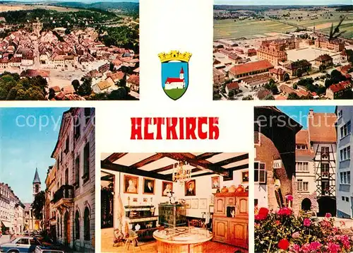AK / Ansichtskarte Altkirch_Elsass Motive Altstadt Fliegeraufnahme Altkirch Elsass