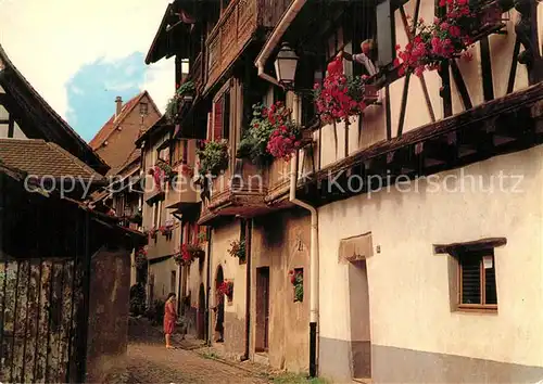 AK / Ansichtskarte Eguisheim_Haut_Rhin Maisons alsaciennes a oriels du XVIe siecle Eguisheim_Haut_Rhin