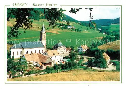 AK / Ansichtskarte Basses Huttes_Orbey Eglise Sainte Catherine Paysage 