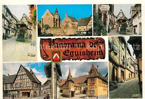 AK / Ansichtskarte Eguisheim_Haut_Rhin Aspects de la ville une des plus anciennes bourgades de l Alsace Eguisheim_Haut_Rhin