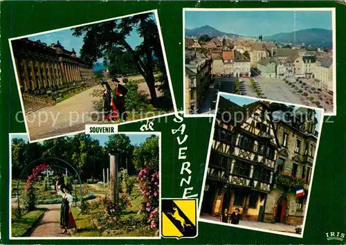 AK / Ansichtskarte Saverne_Bas_Rhin_Alsace Chateau Place Roseraie Vieille Maison Saverne_Bas_Rhin_Alsace