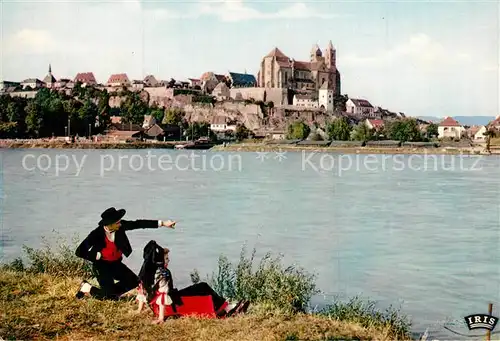 AK / Ansichtskarte Neuf Brisach_Neu Breisach Le Rhin et Vieux Brisach Costumes 