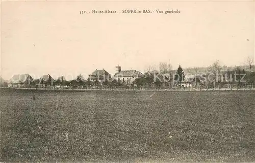 AK / Ansichtskarte Soppe le Bas Vue generale Soppe le Bas