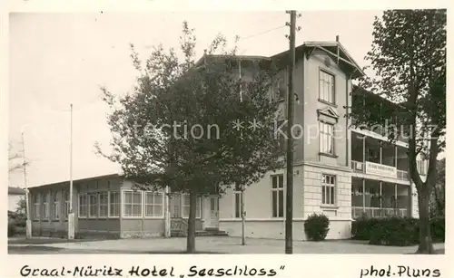 AK / Ansichtskarte Graal Mueritz_Ostseebad Hotel Seeschloss Graal Mueritz_Ostseebad