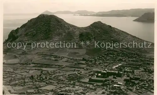 AK / Ansichtskarte Copacabana_Titicaca_Bolivia Lago Titicaca Wallfahrtsort Fliegeraufnahme 