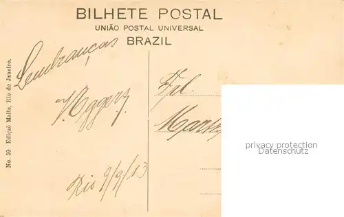 AK / Ansichtskarte Rio_de_Janeiro Vista da Gloria Rio_de_Janeiro