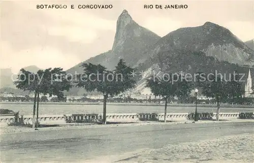 AK / Ansichtskarte Rio_de_Janeiro Botafogo e Corcovado Rio_de_Janeiro