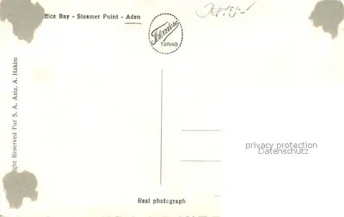 AK / Ansichtskarte Aden Post Office Bay Steamer Point Aden